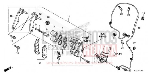 EXHAUST MUFFLER CRF250RLAK de 2019